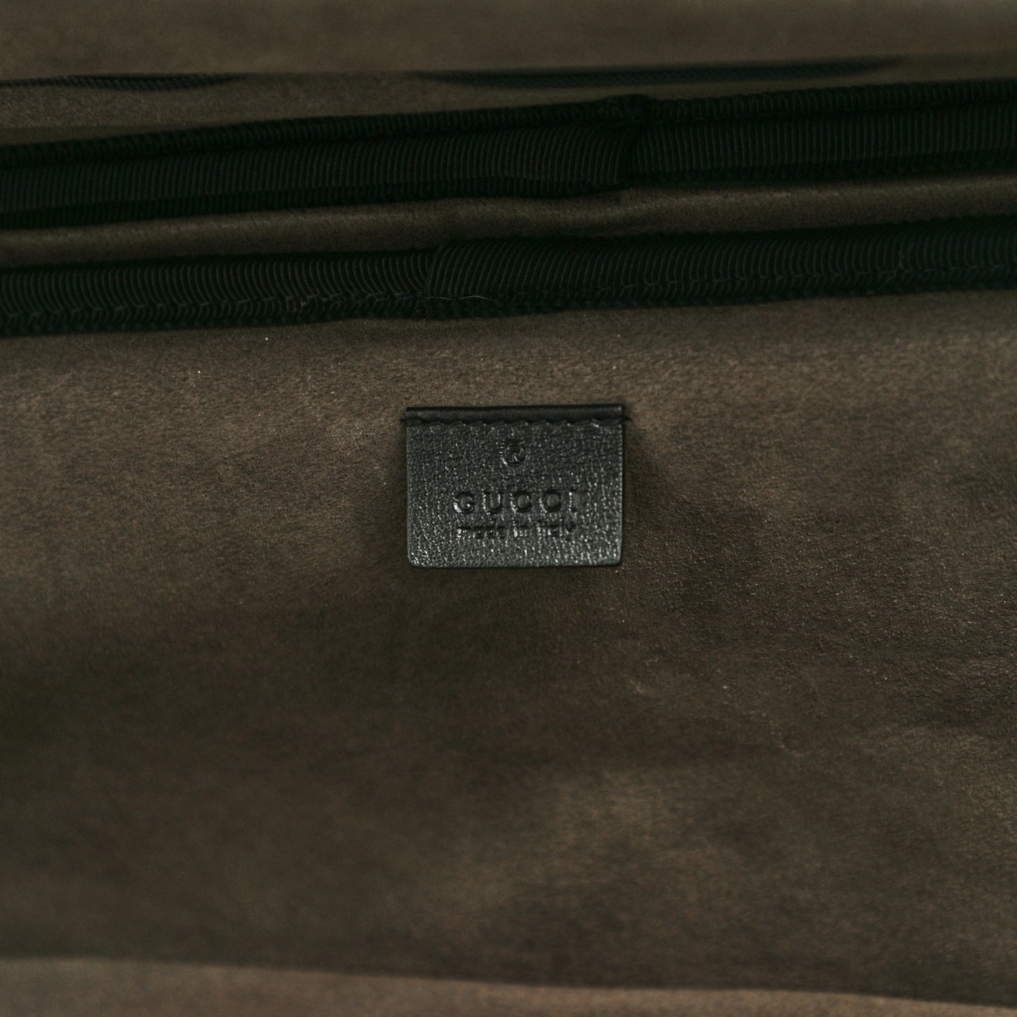 GG Supreme Monogram Four Wheel Suitcase Black