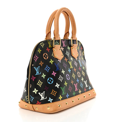 Louis Vuitton Monogram Multicolor Alma Black 3 of 15