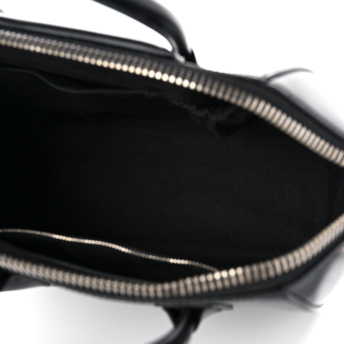 Shiny Lord Calfskin Large Antigona Black