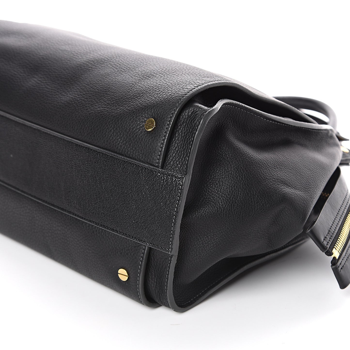 Pebbled Calfskin Dree Shoulder Bag Black
