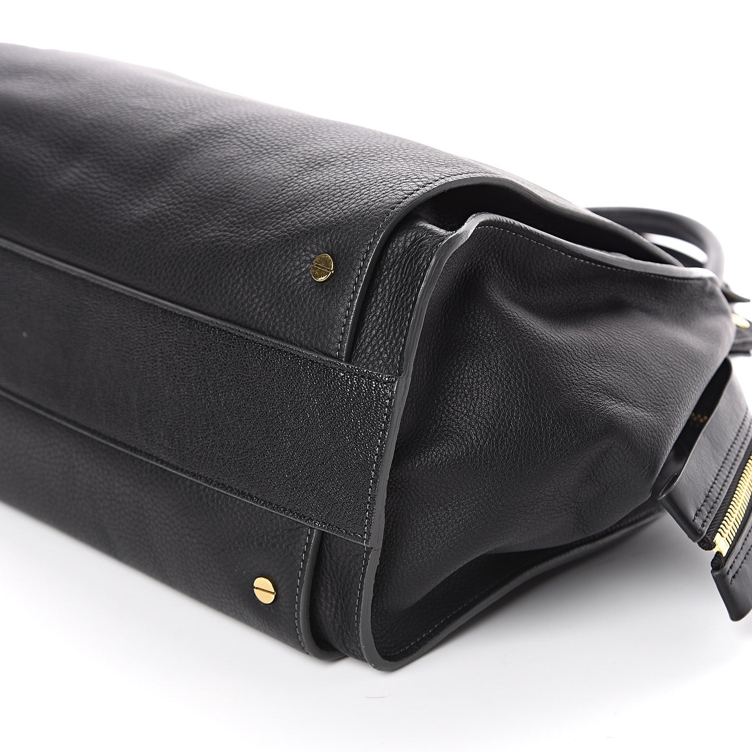 Chloe Pebbled Calfskin Dree Shoulder Bag Black 8 of 8
