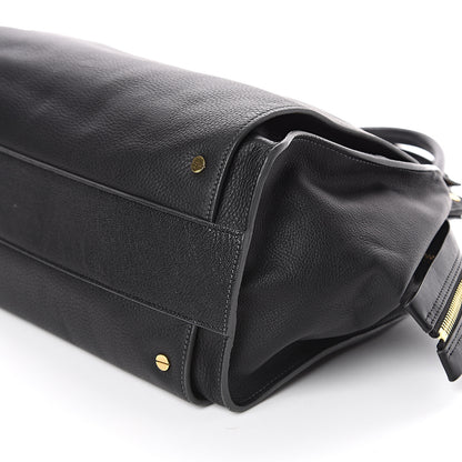 Chloe Pebbled Calfskin Dree Shoulder Bag Black 8 of 8