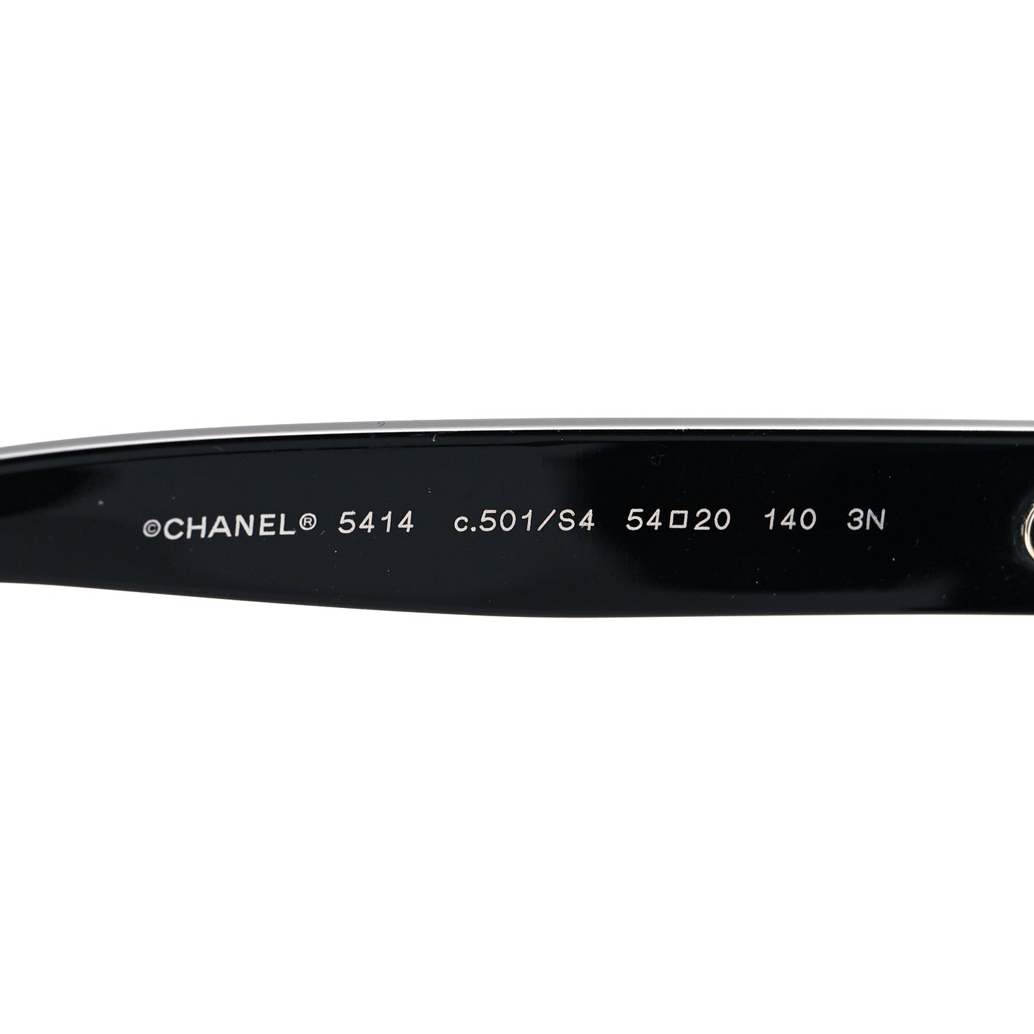 Chanel Acetate CC Butterfly Sunglasses 5414-A Black 6 of 9
