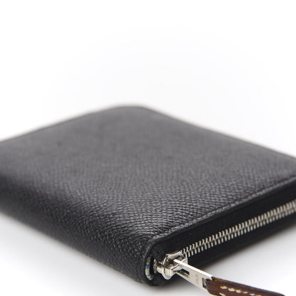 Hermes Epsom Silk'in Compact Wallet Black 6 of 7