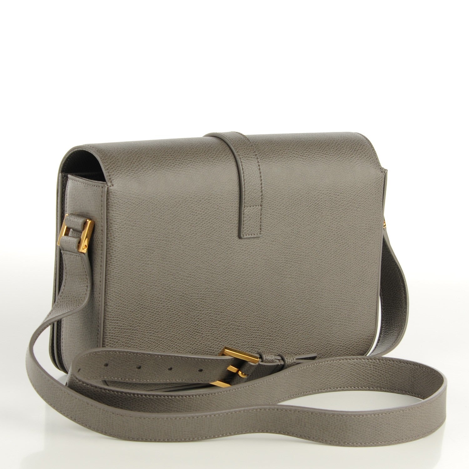 Saint Laurent Textured Calfskin Medium Classic Monogram Universite Bag Fog 3 of 8