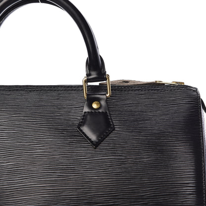 Louis Vuitton Epi Speedy 30 Black 9 of 11