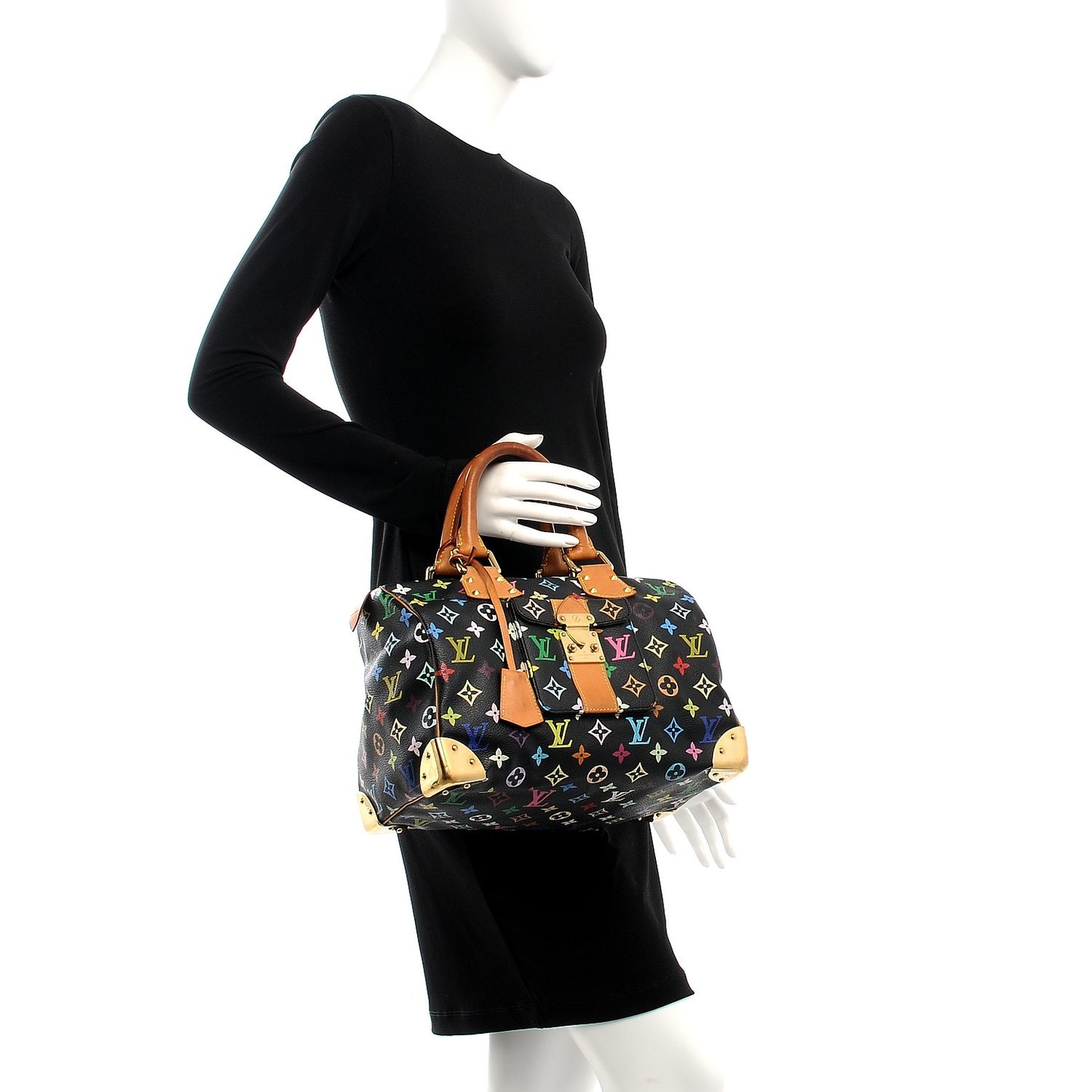 Monogram Multicolor Speedy 30 Black