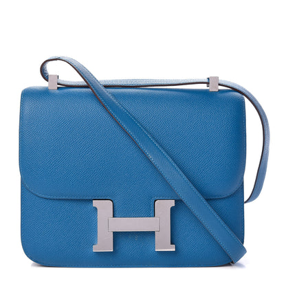 Hermes Epsom Constance 24 Bleu Izmir 1 of 19