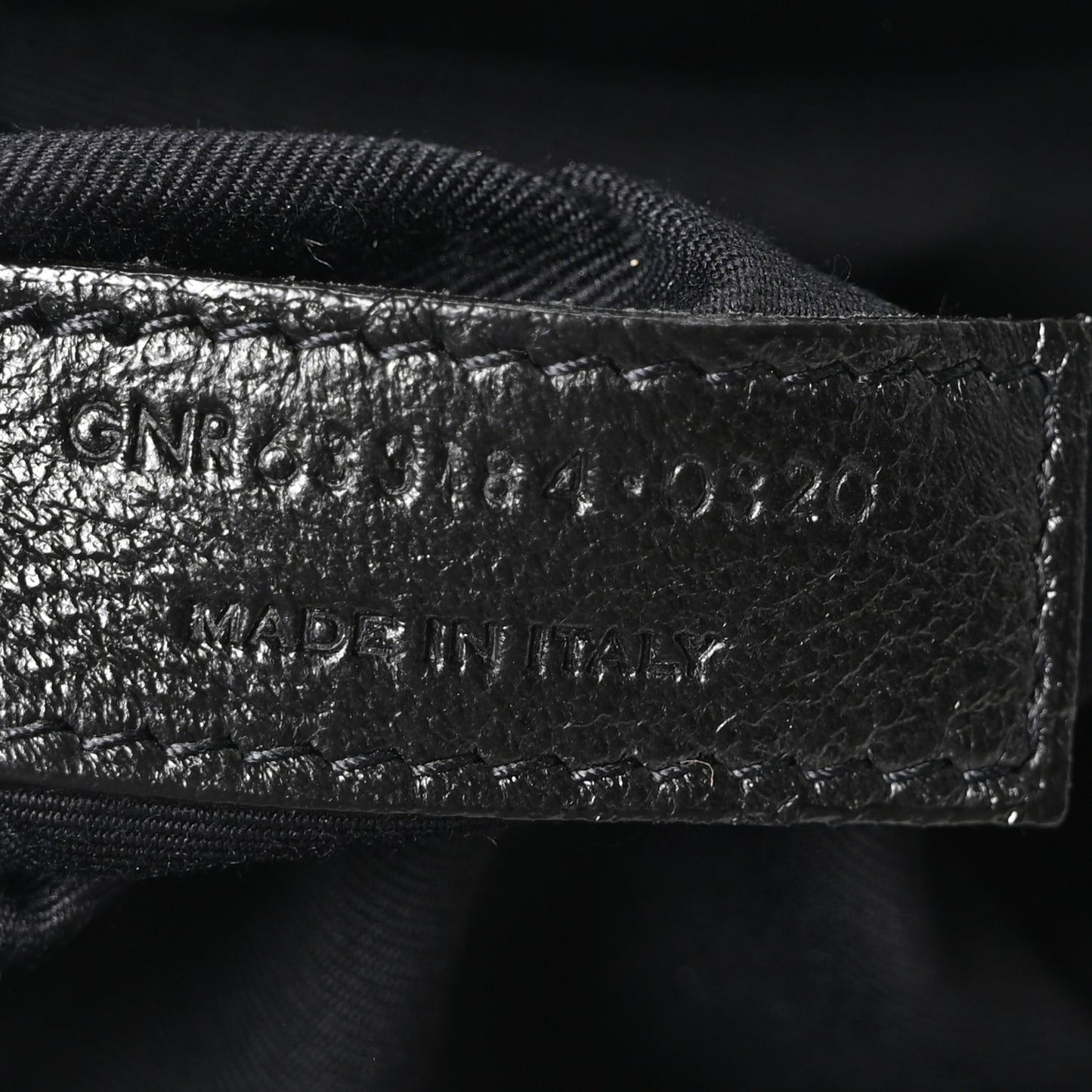Crinkled Calfskin Matelasse Monogram Medium Niki Chain Satchel Black