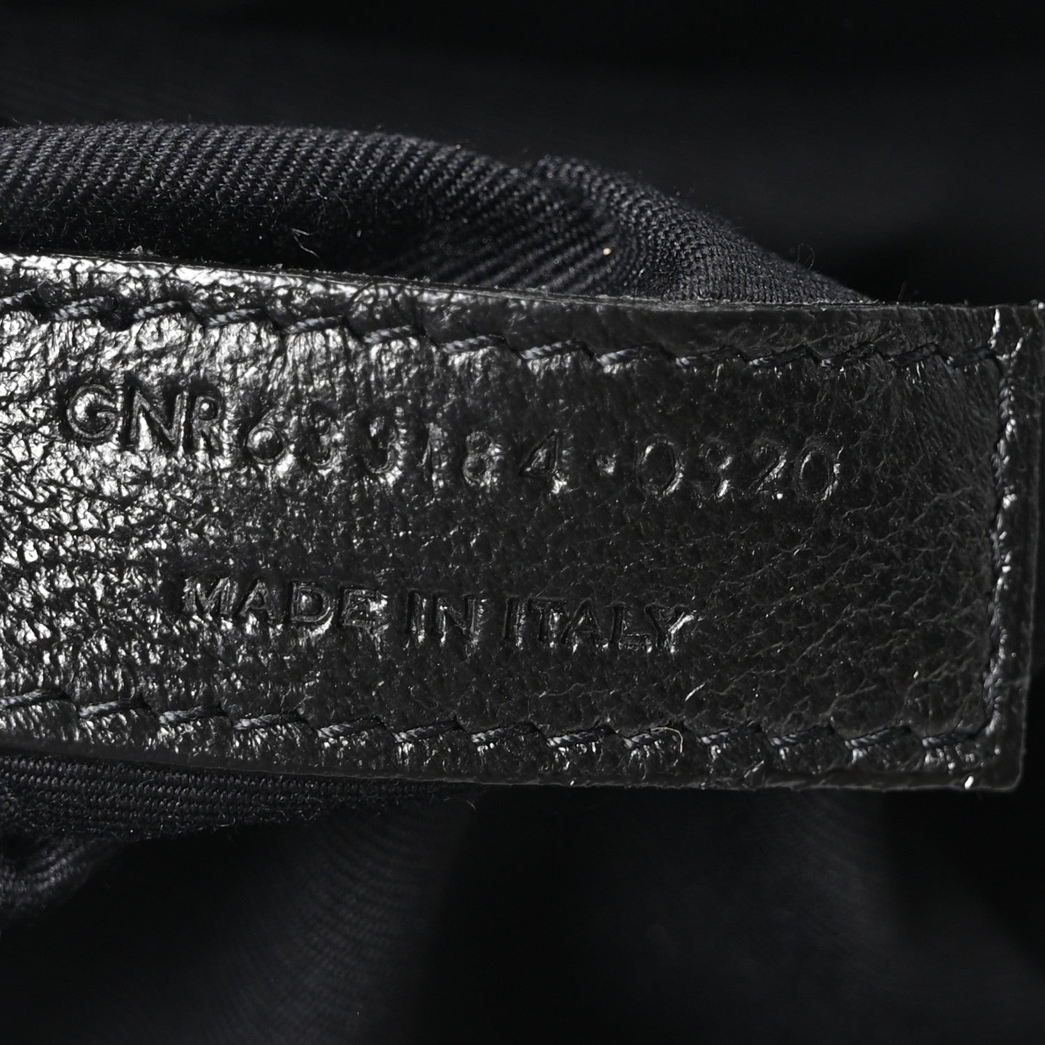 Saint Laurent Crinkled Calfskin Matelasse Monogram Medium Niki Chain Satchel Black 7 of 10