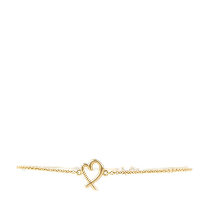 Tiffany 18K Yellow Gold Paloma Picasso Loving Heart Bracelet 1 of 6