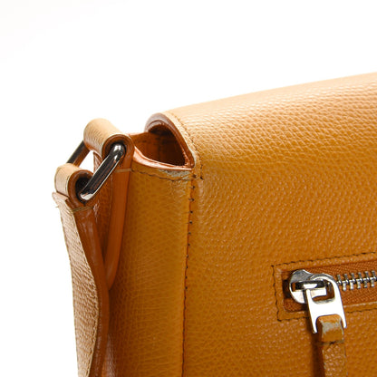 Celine Grained Calfskin Trotteur Messenger Saffron 17 of 24