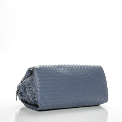 Bottega Veneta Nappa Intrecciato Boston Baltic Blue 4 of 6