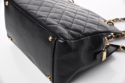 Chanel Caviar Quilted Petit Timeless Tote PTT Black 12 of 13