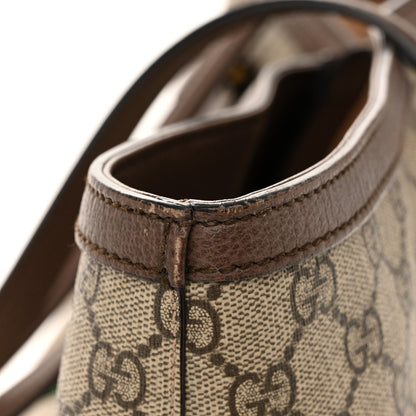 Gucci GG Supreme Monogram Medium Ophidia Shopping Tote Brown 13 of 14