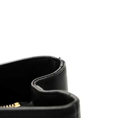 Saint Laurent Soft Calfskin Monogram Cassandre Shopper Black 13 of 23