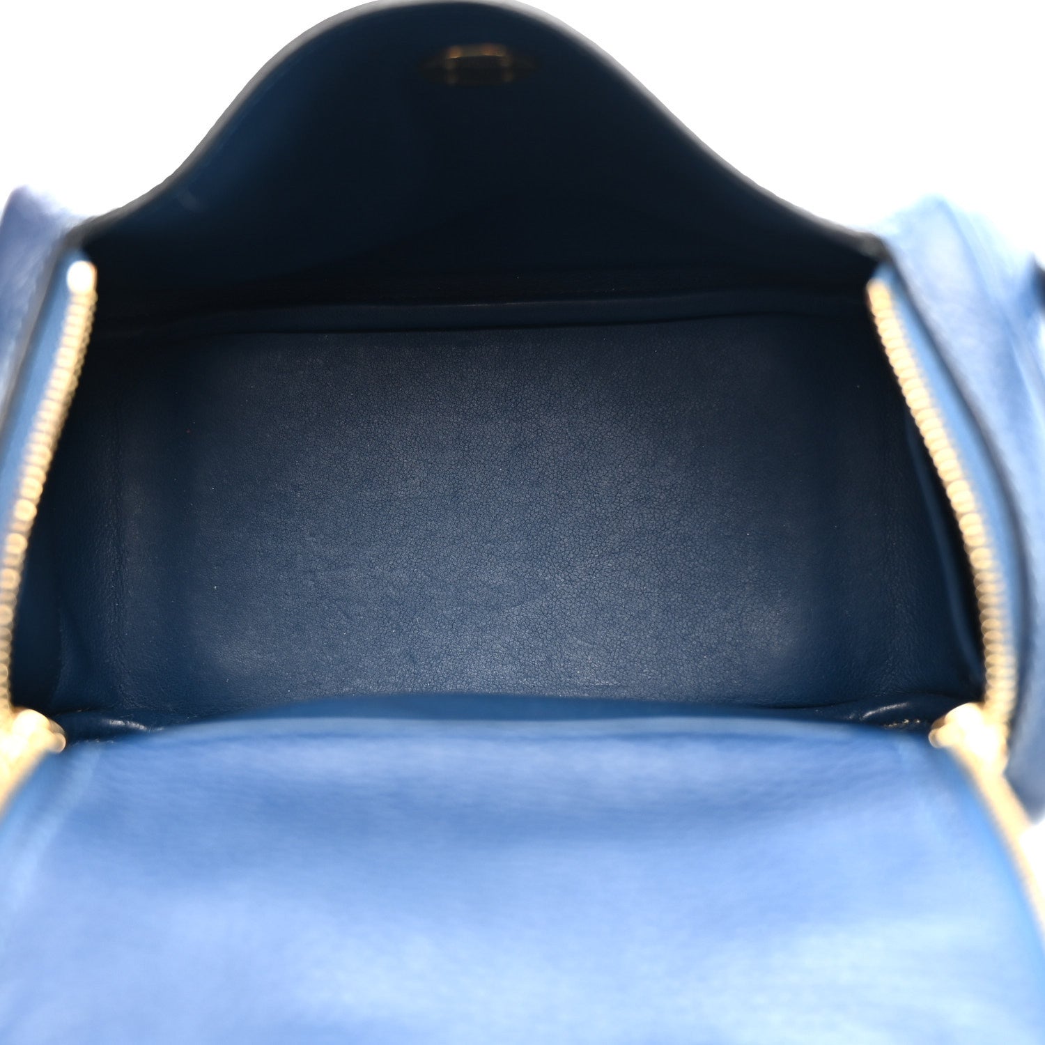 Hermes Taurillon Clemence Mini Lindy 20 Deep Bleu 5 of 21