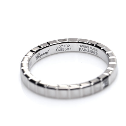 Chopard 18K White Gold Diamond Ice Cube Band Ring 47 4 4 of 5