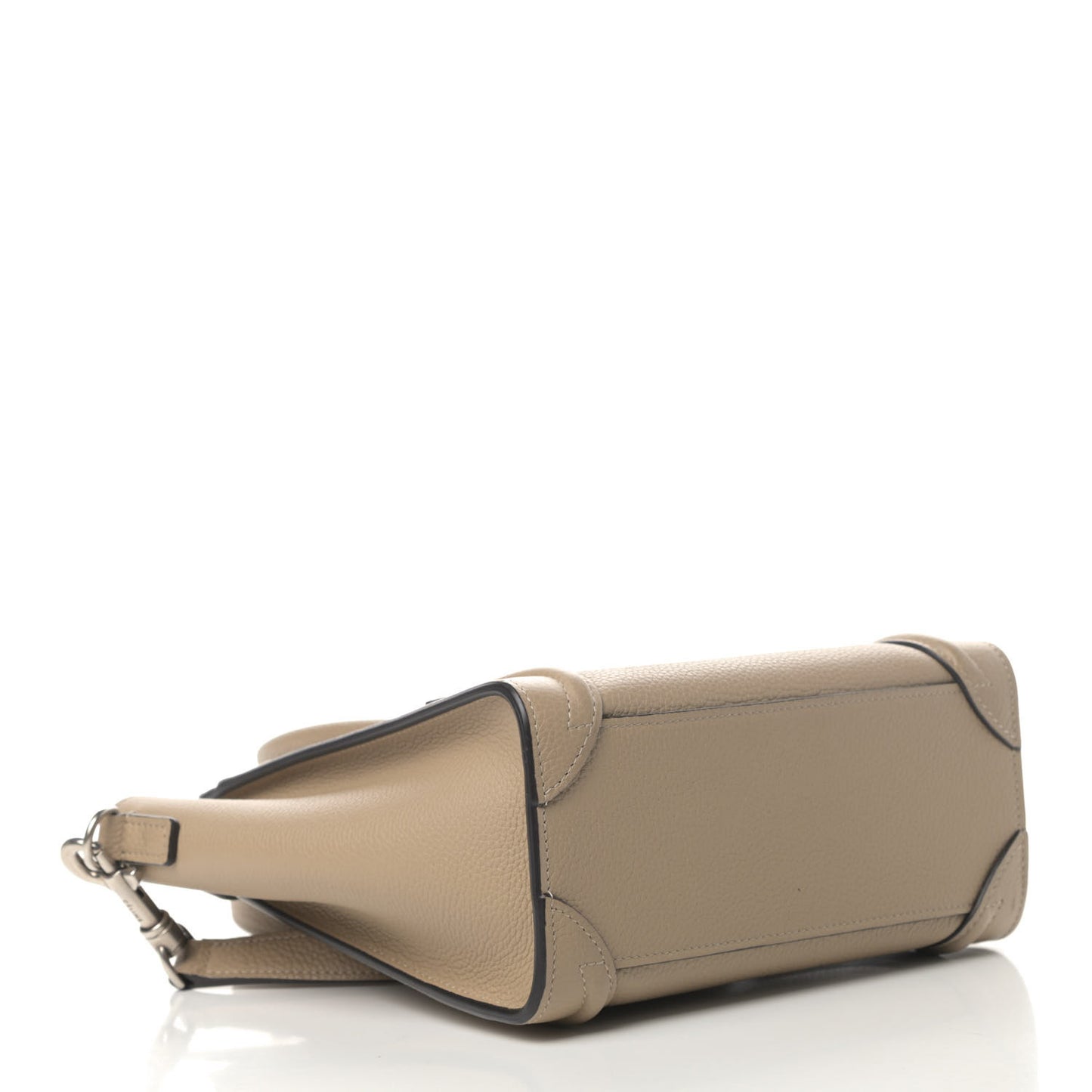 Drummed Calfskin Nano Luggage Dune