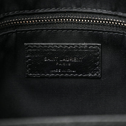Saint Laurent Crinkled Calfskin Matelasse Monogram Medium Niki Shopper Tote Black 6 of 9