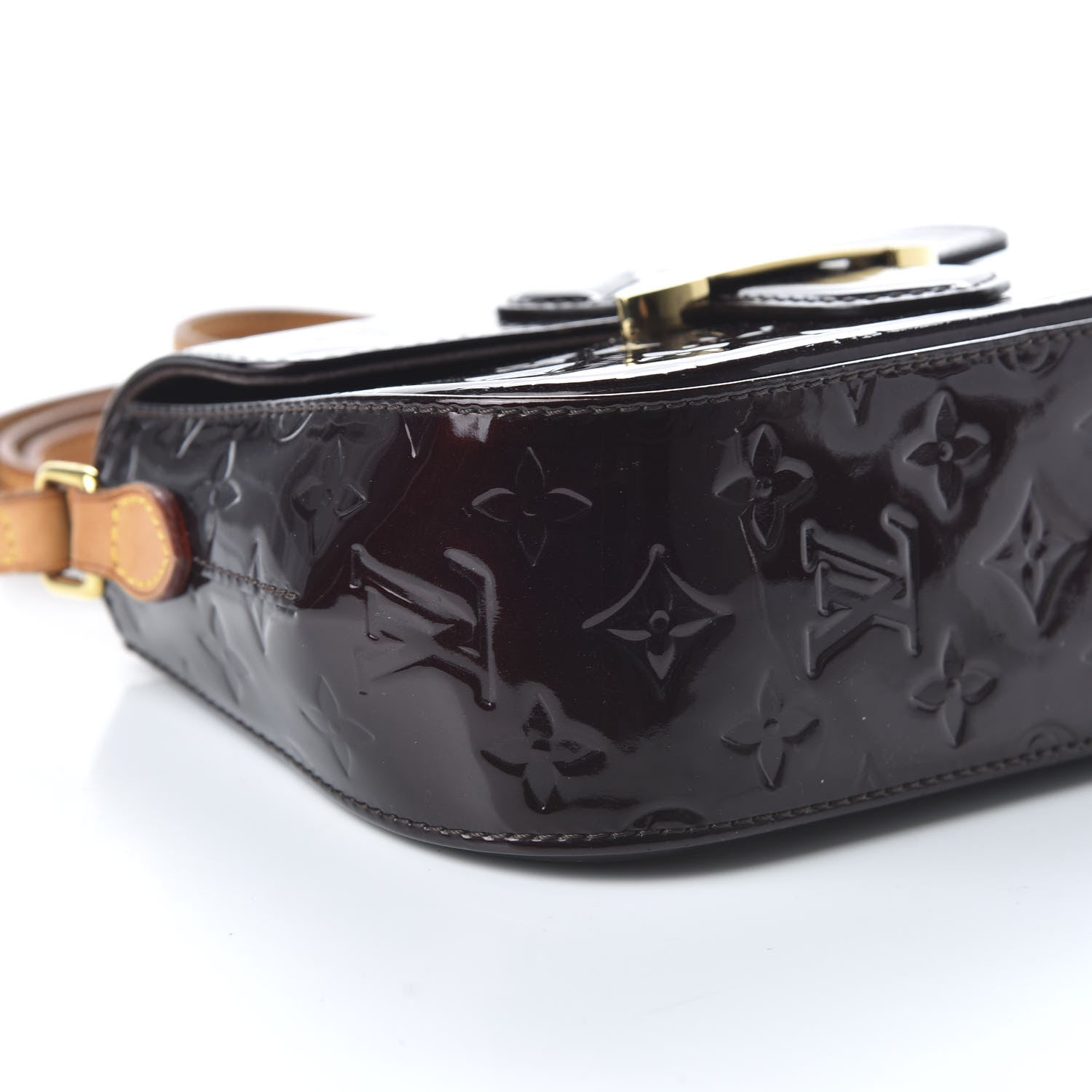 Louis Vuitton Vernis Bellflower PM Amarante 6 of 9