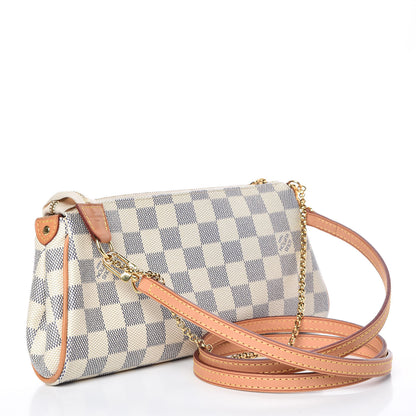 Louis Vuitton Damier Azur Eva Clutch 3 of 9