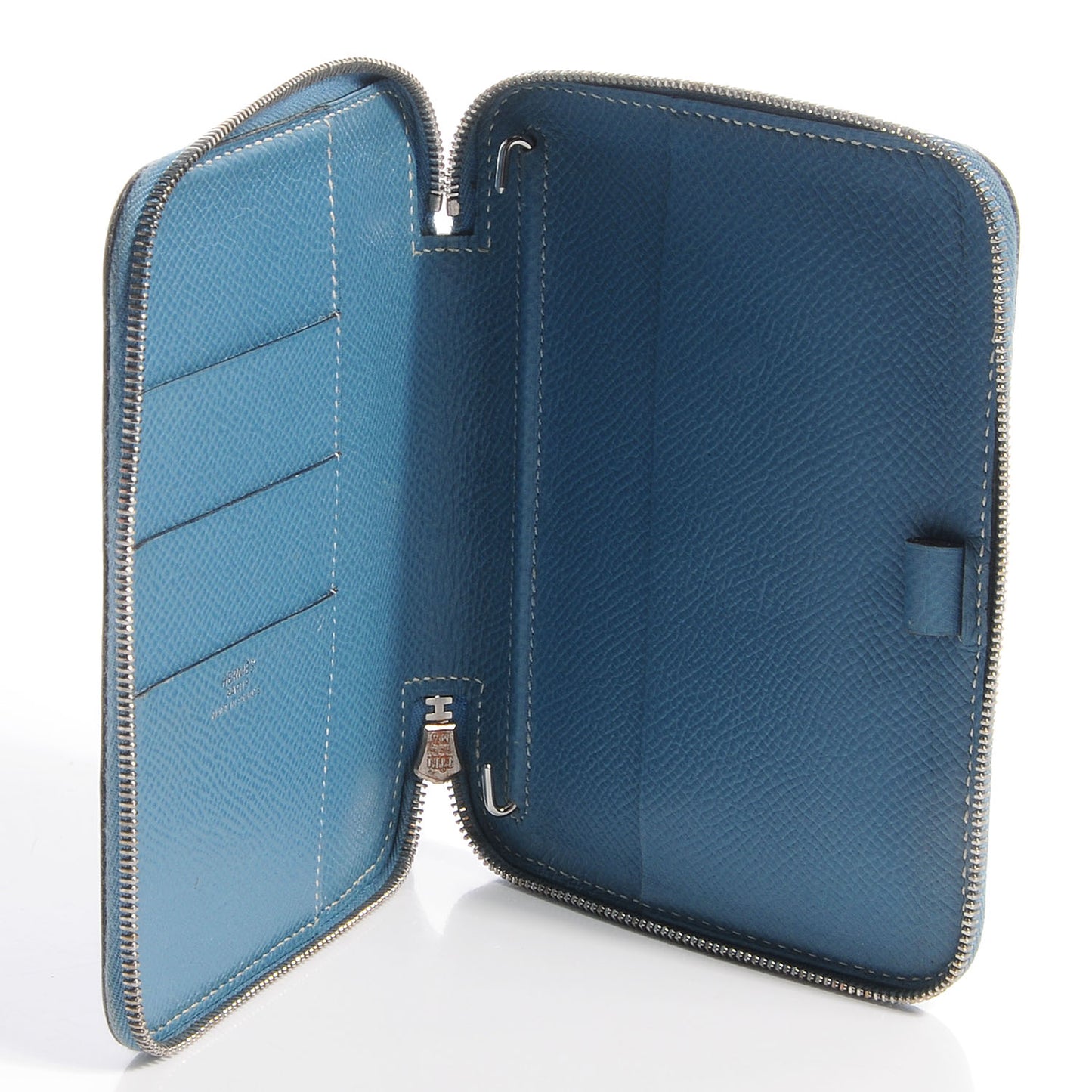 Epsom Globe Trotter Zip Agenda PM Cover Blue Jean