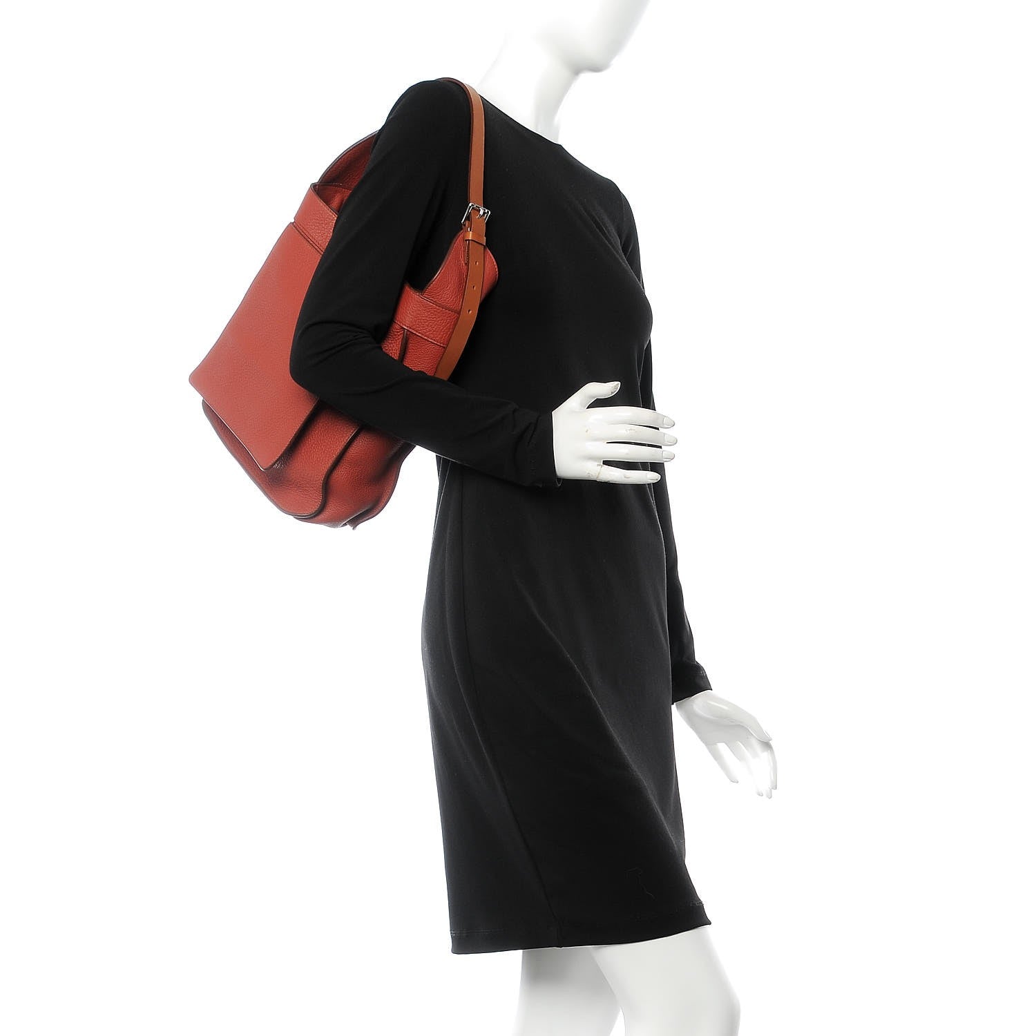 Hermes Taurillon Clemence Marwari PM Rouge Venetian 2 of 7