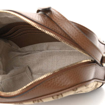 Gucci Monogram Mini Bree Messenger Bag Beige Tabacco 5 of 10