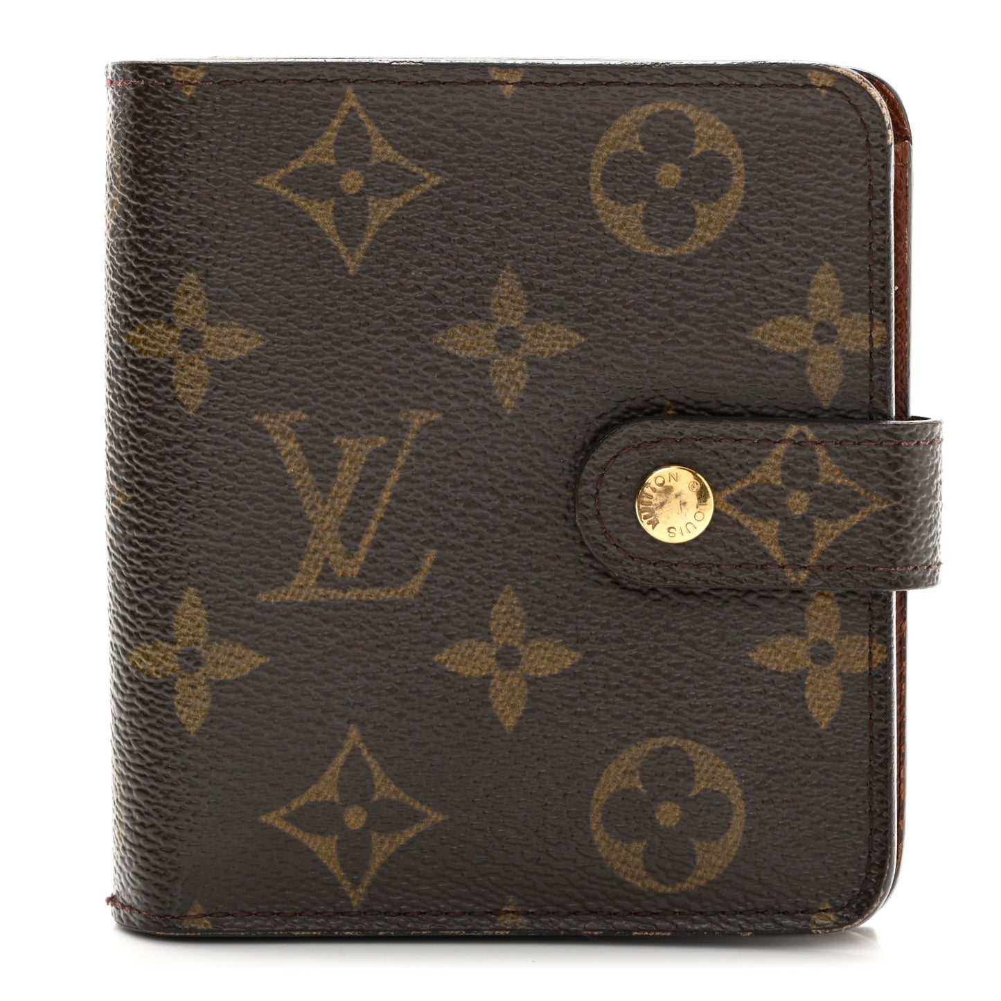 Monogram Compact Zippe Zipped Wallet