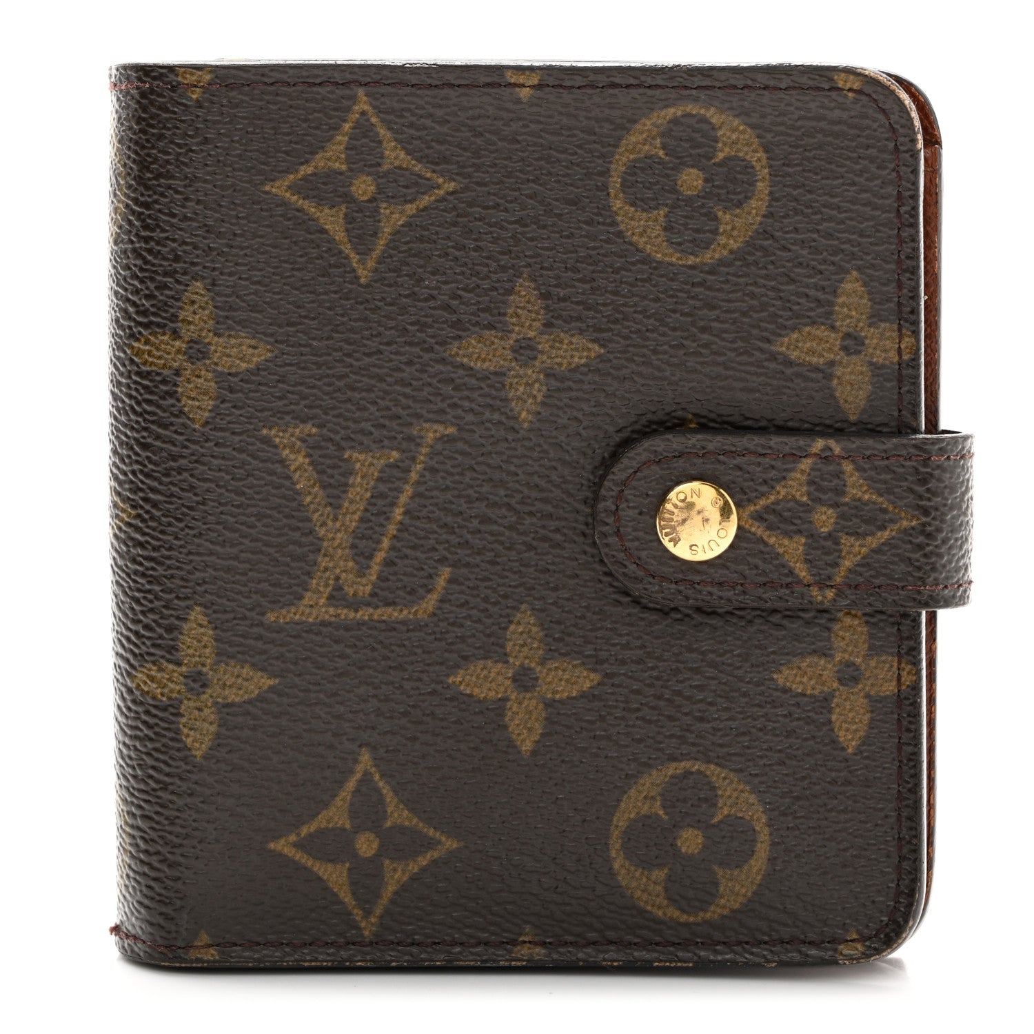 Louis Vuitton Monogram Compact Zippe Zipped Wallet 1 of 9