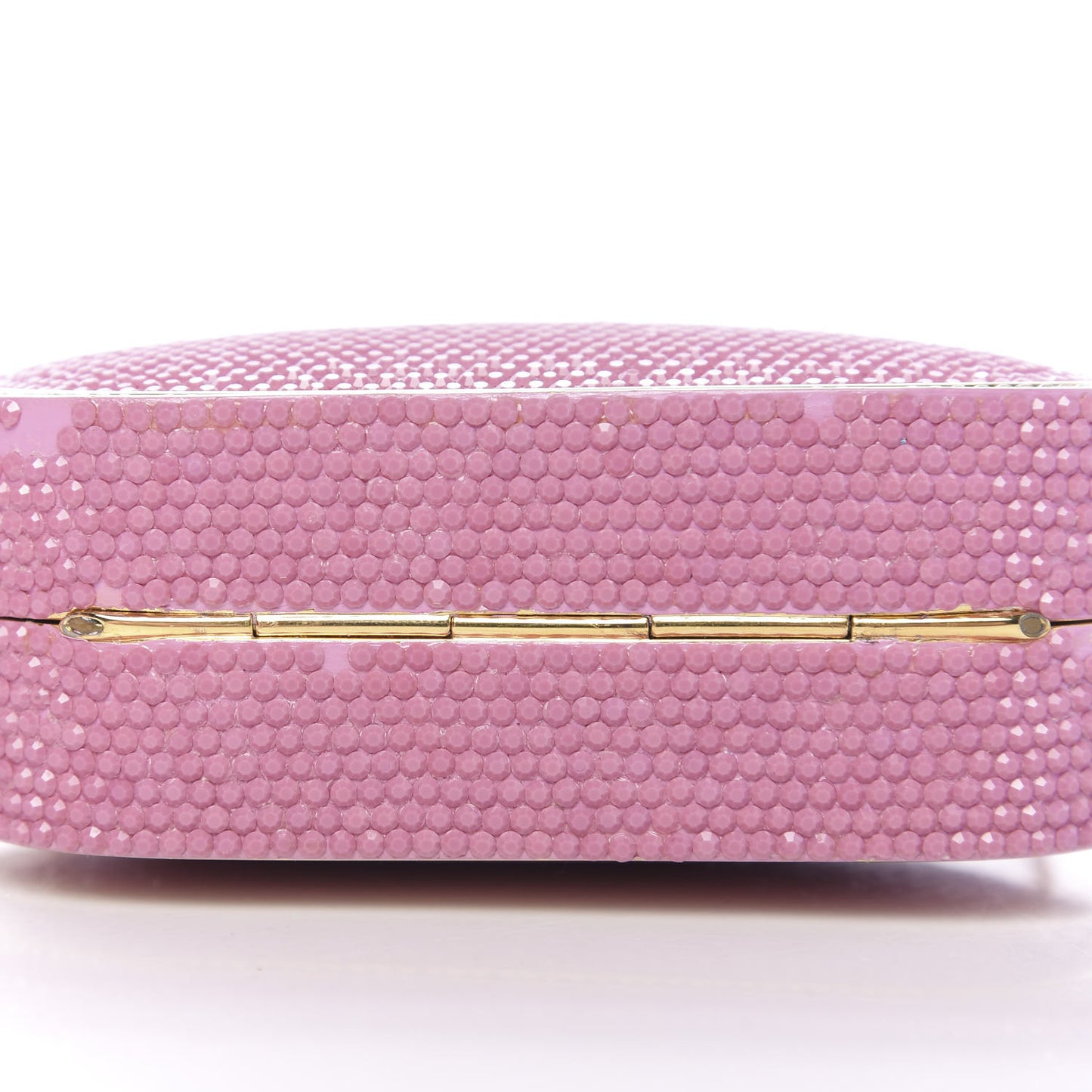 Swarovski Crystal Minaudiere Clutch Pink