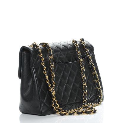 Chanel Lambskin XL Jumbo Flap Black 3 of 8