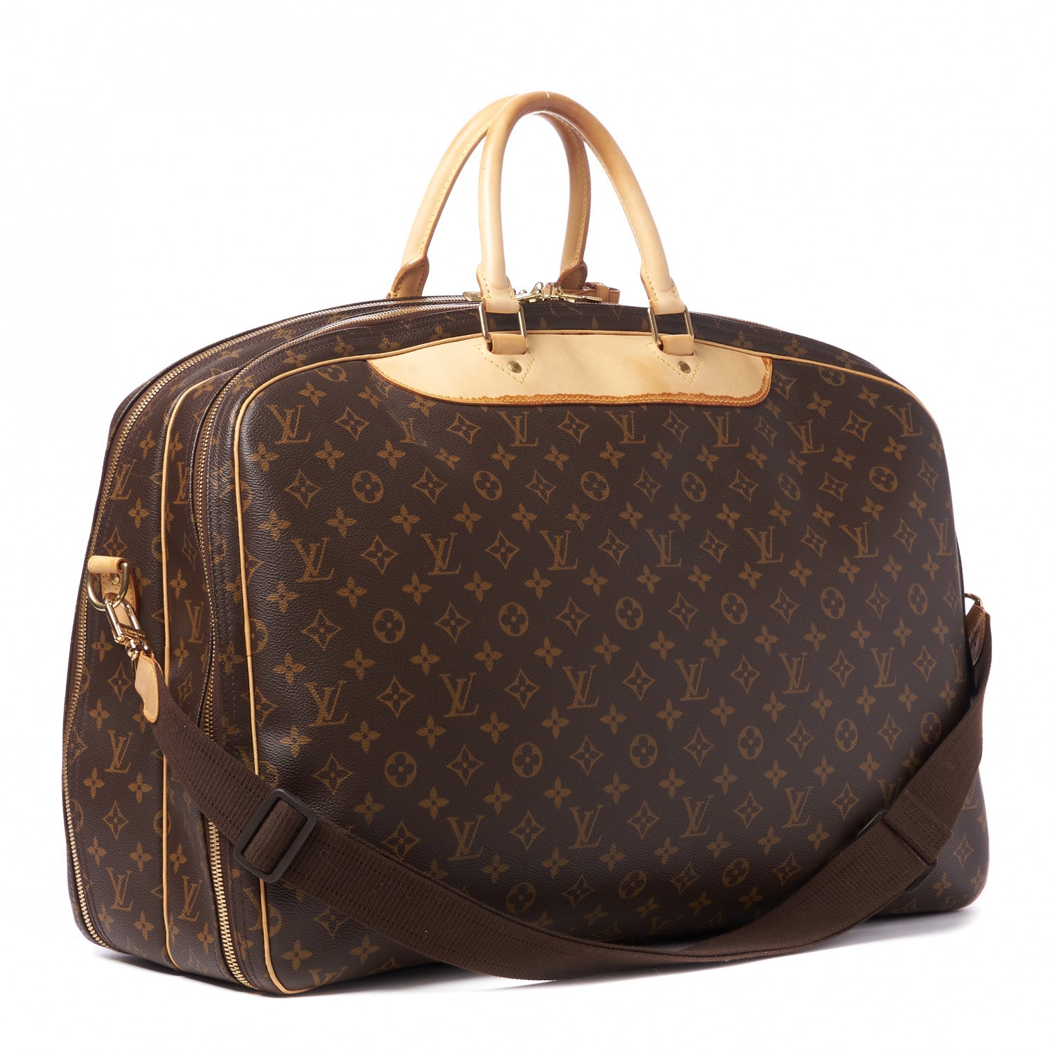 Louis Vuitton Monogram Alize 2 Compartment Luggage Travel Bag 2 of 12