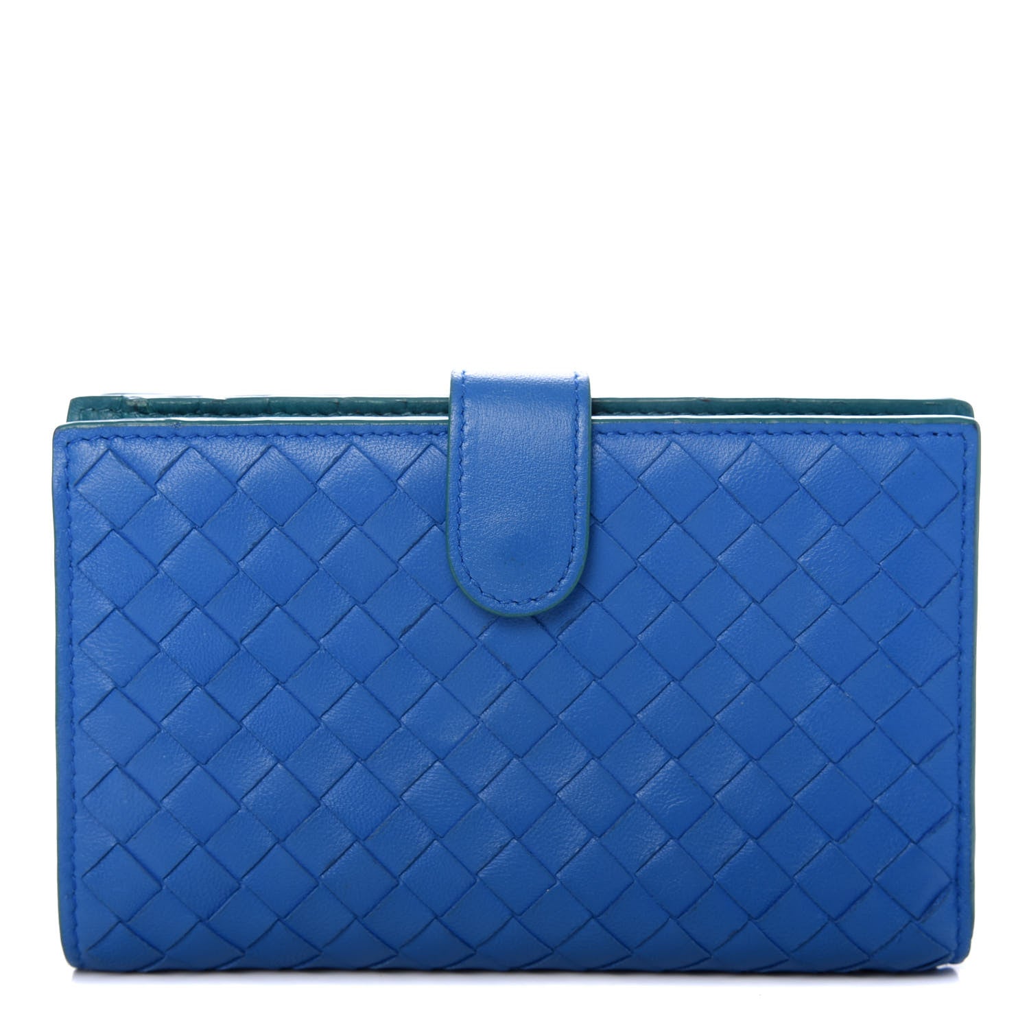 Bottega Veneta Nappa Intrecciato Continental Wallet Bleuette Lagoon 1 of 7
