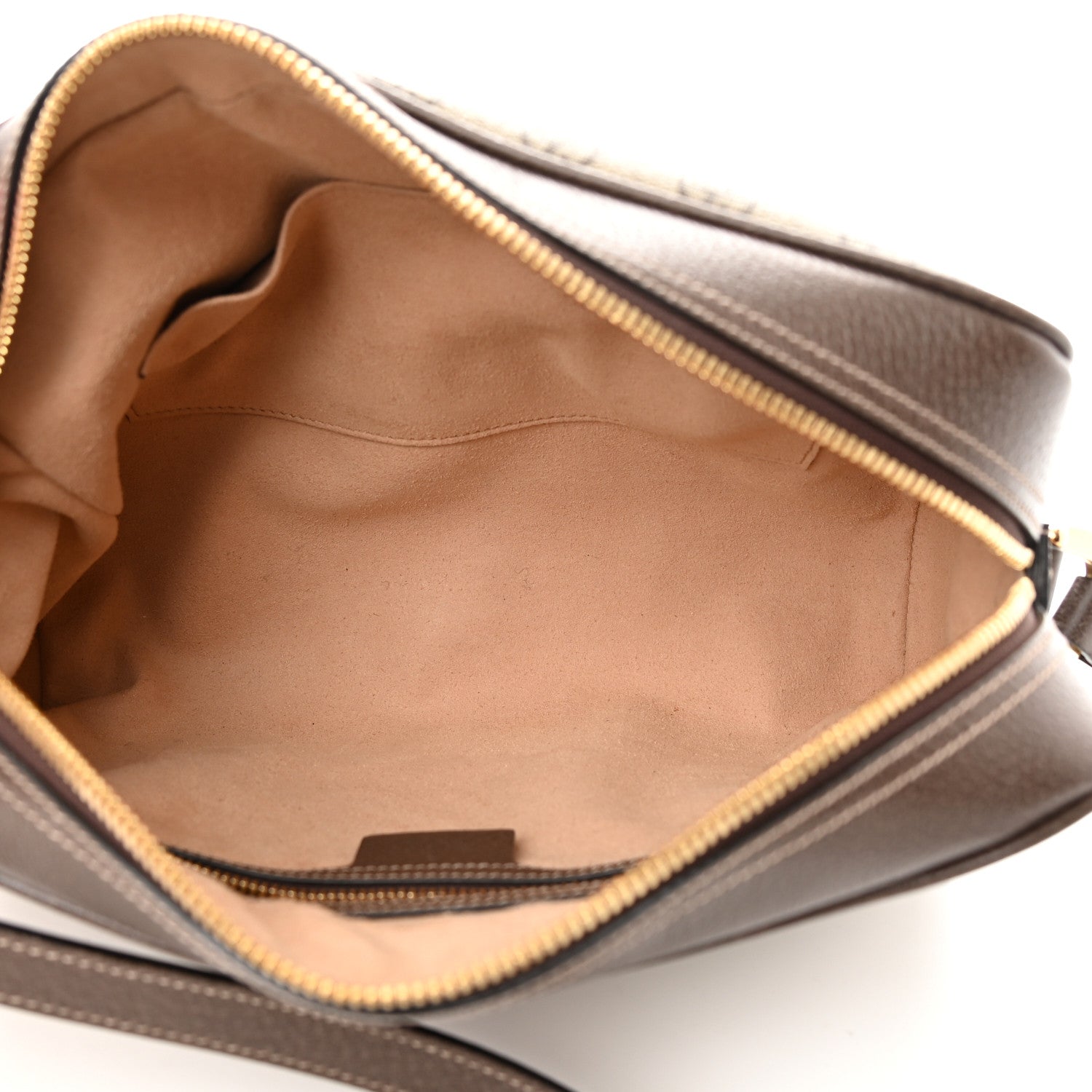 Gucci GG Supreme Monogram Web Small Ophidia Shoulder Bag Brown 5 of 10