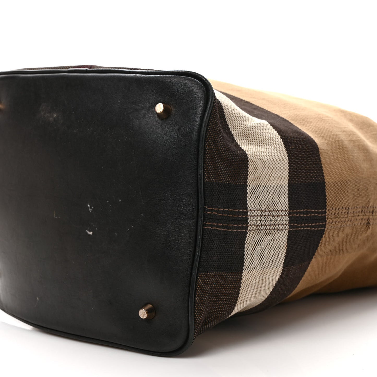 Canvas Mega Check Medium Ashby Hobo Black