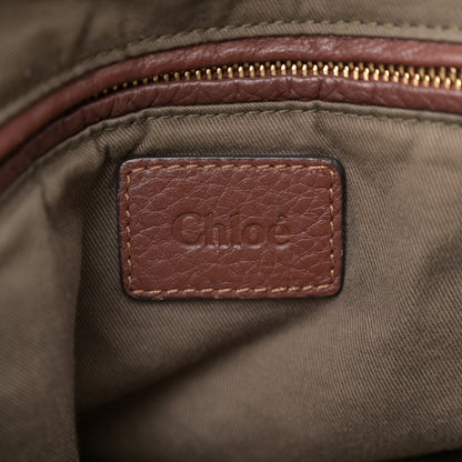 Chloe Calfskin Large Marcie Satchel Ebony 6 of 18