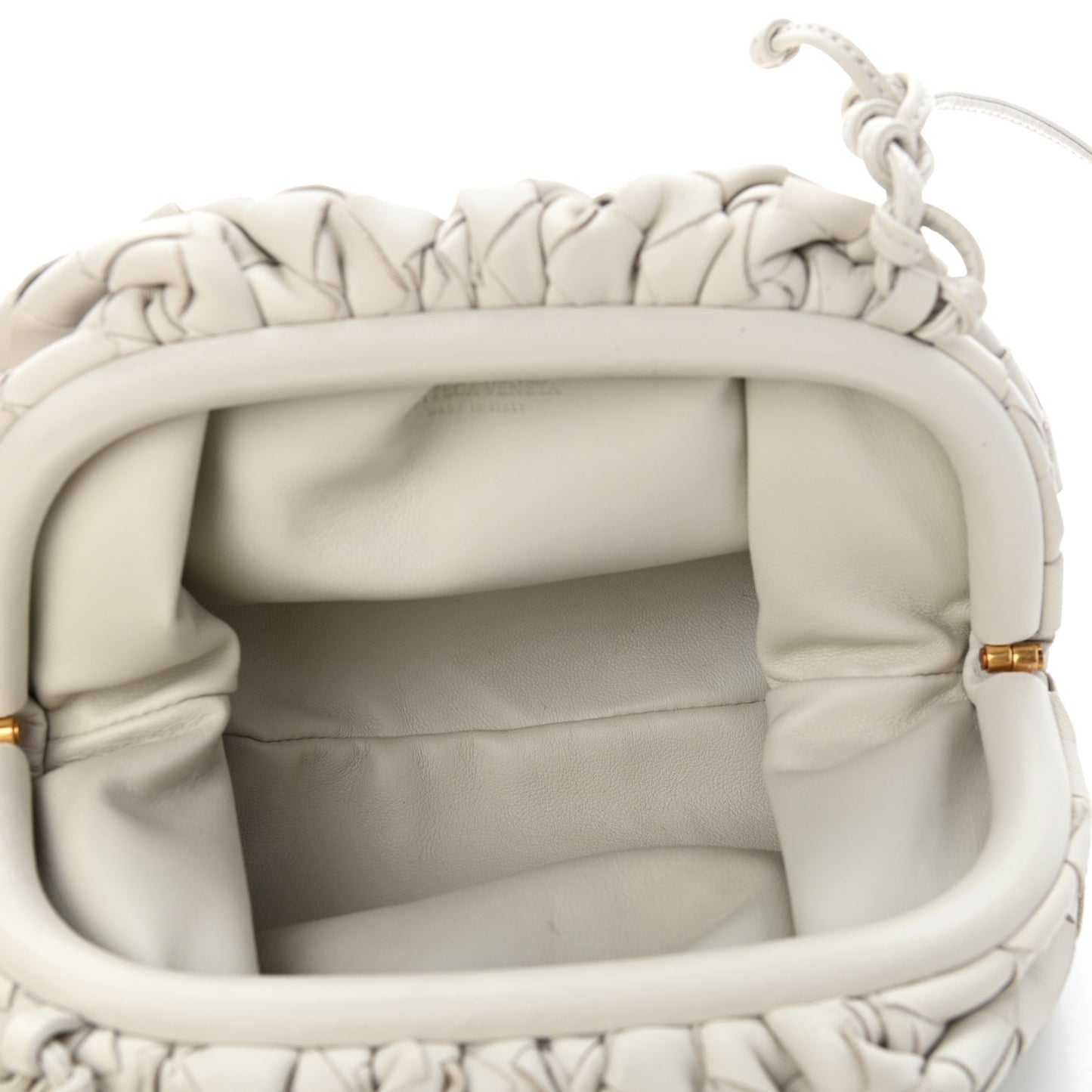 Nappa Intrecciato The Mini Pouch Plaster