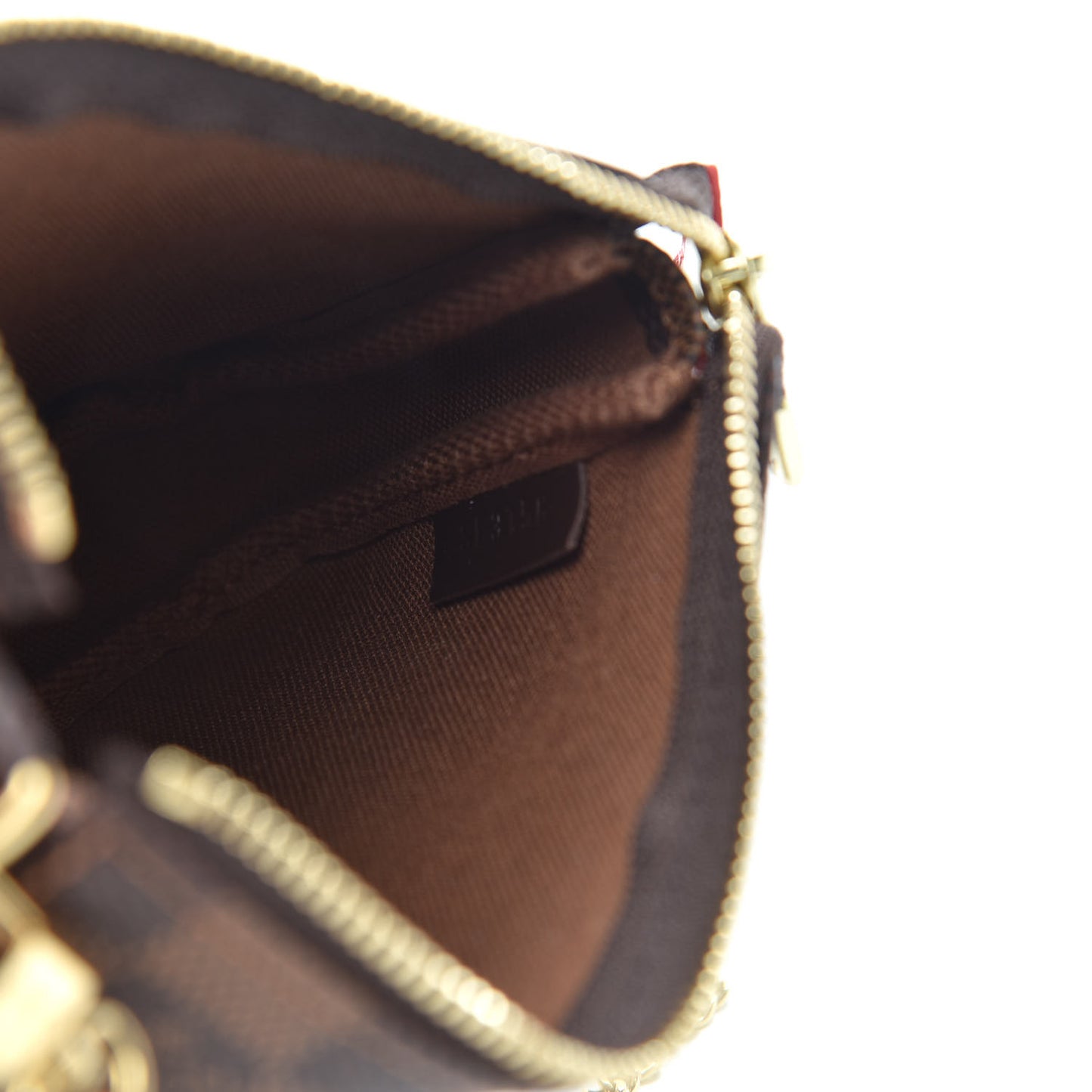 Damier Ebene 2016 Christmas Animation Mini Pochette Accessories