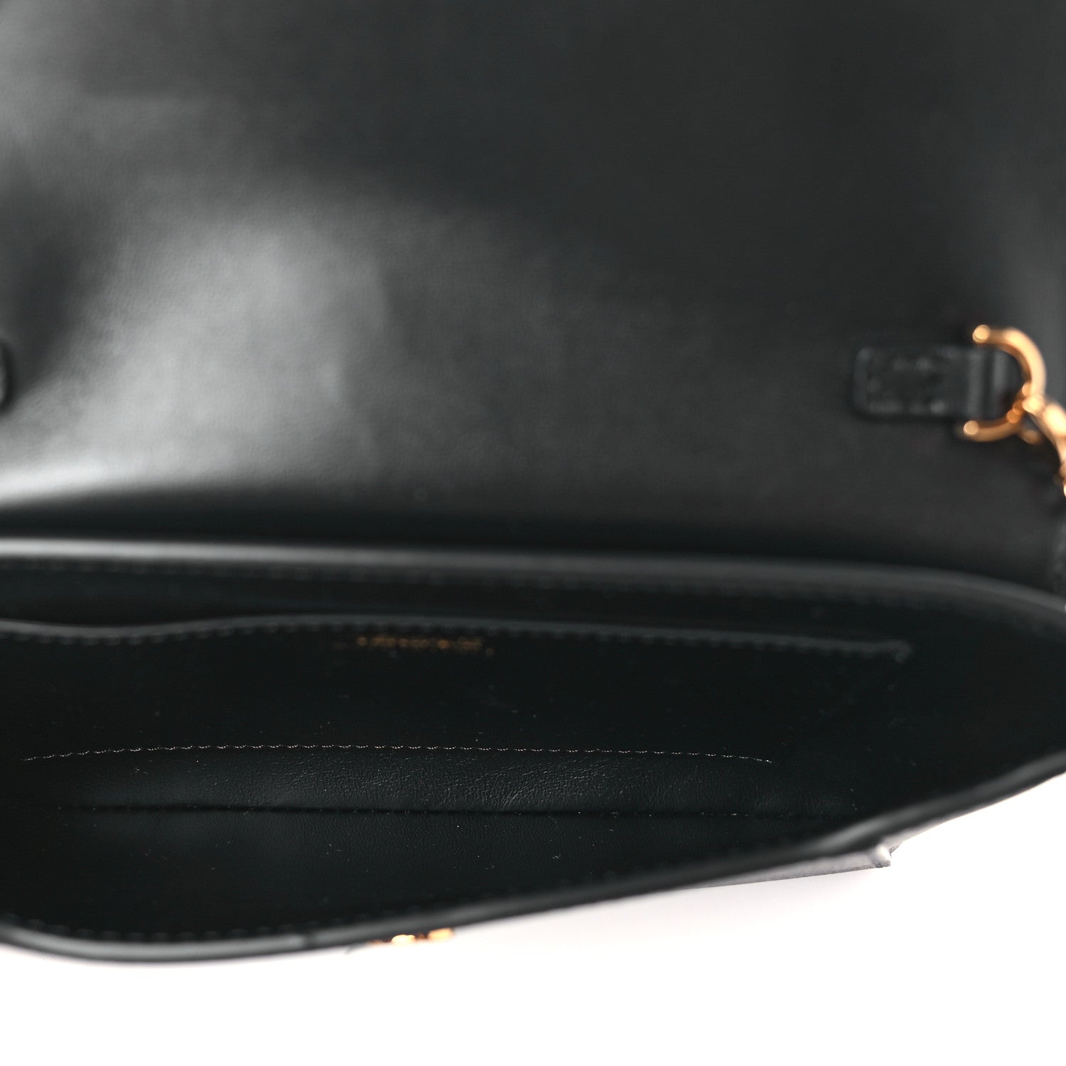 Versace Grained Calfskin La Medusa Chain Crossbody Bag Black 5 of 8