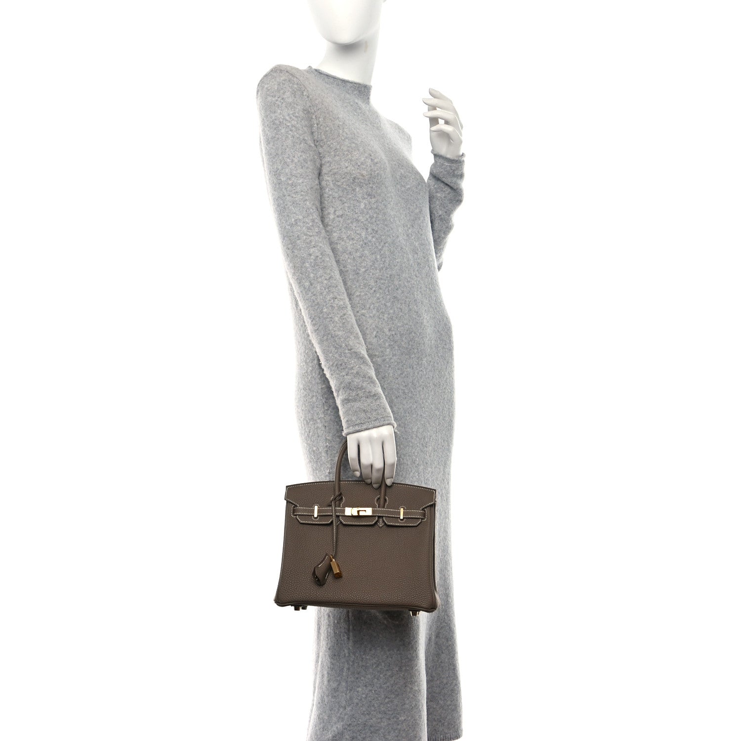 Hermes Togo Birkin 25 Etoupe 2 of 11