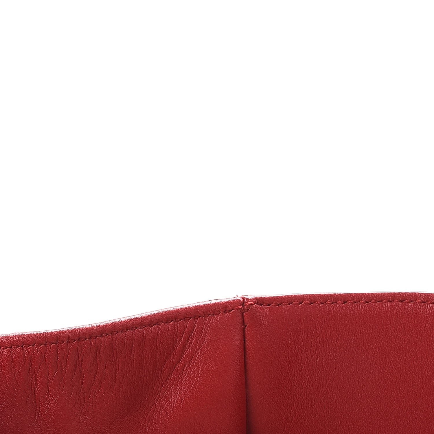 Saint Laurent Calfskin Suede Stud Reversible Shopper Tote Red 16 of 19