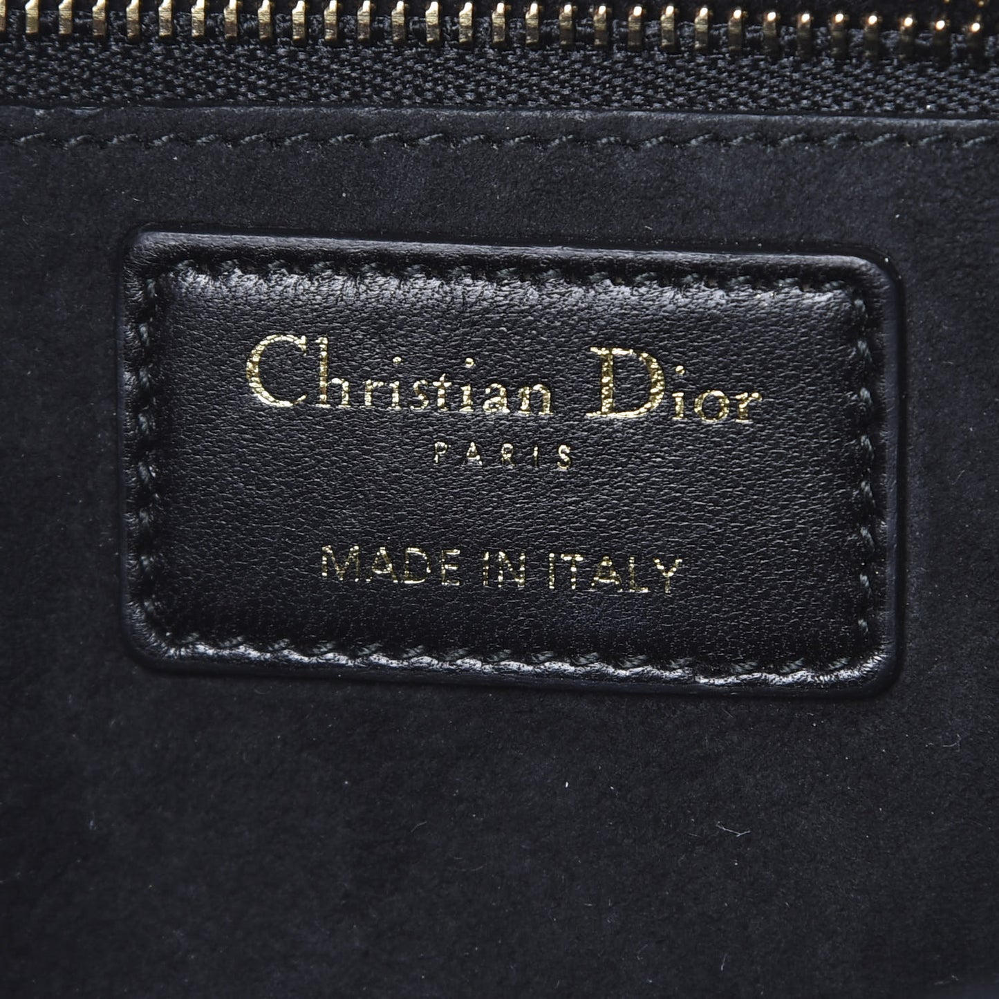 Lambskin Cannage Studded Small Dioraddict Flap Bag Black