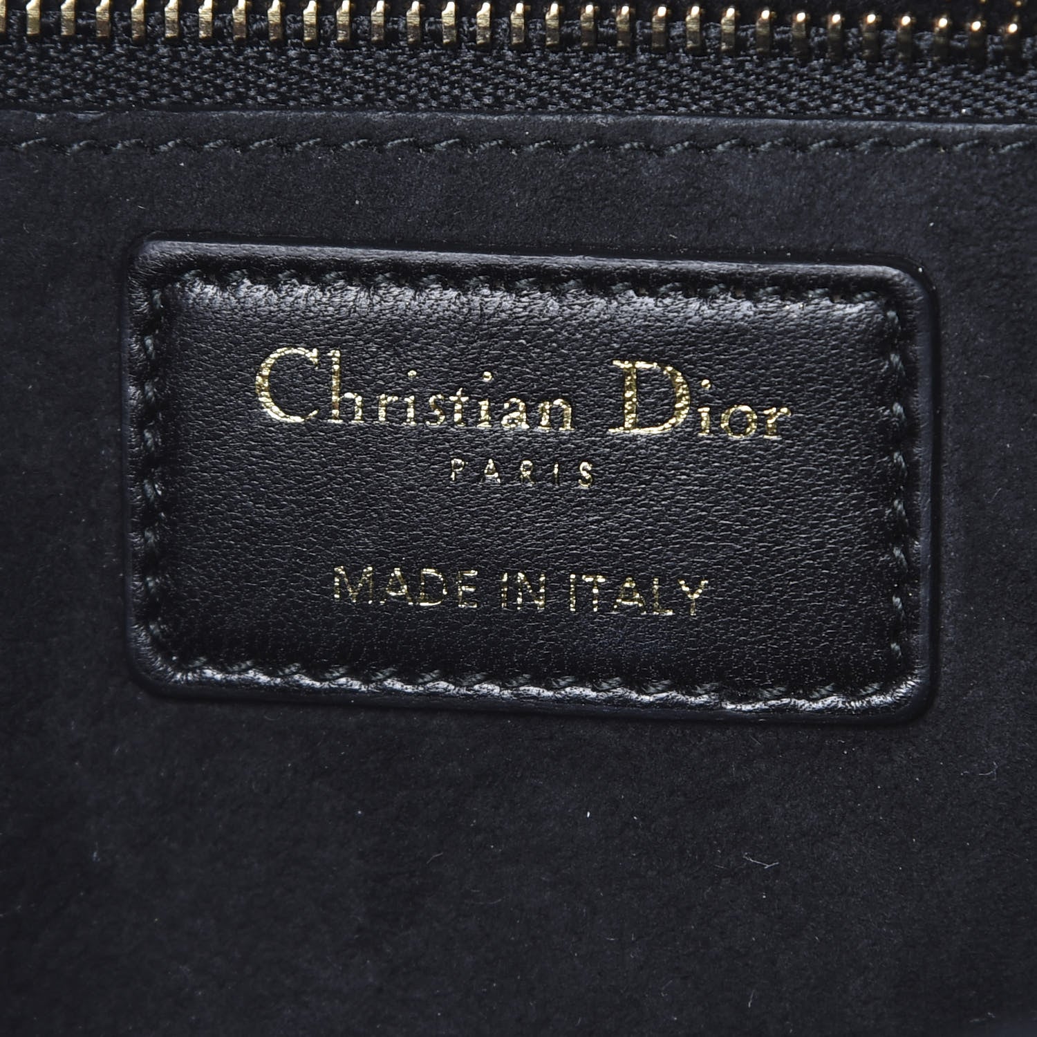 Christian Dior Lambskin Cannage Studded Small Dioraddict Flap Bag Black 5 of 13