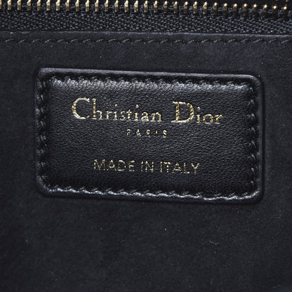 Christian Dior Lambskin Cannage Studded Small Dioraddict Flap Bag Black 5 of 13