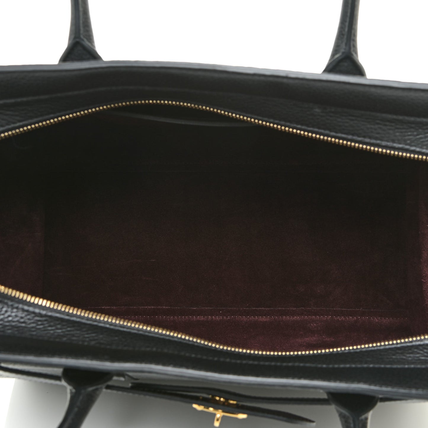 Small Classic Grain Small Zipped Bayswater Black