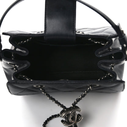 Chanel Caviar Quilted Small CC Bucket Bag Black 5 of 13