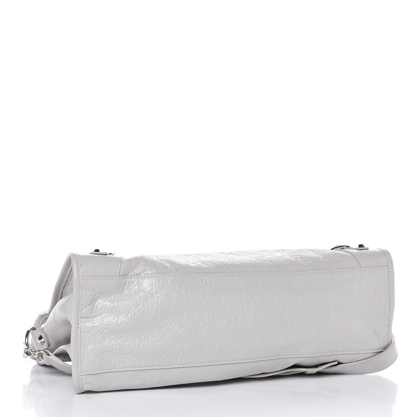 Agneau Classic Silver Hardware City Gris Nuage