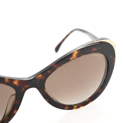 Chanel Acetate Polarized Cat Eye CC Sunglasses 5432-A Tortoise 7 of 8